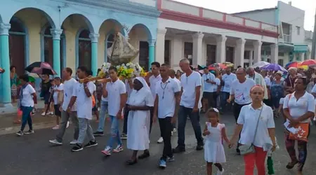 Procesión en Palma Soriano (Cuba)