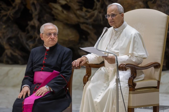 El Papa León en la Audiencia General de este 13 de agosto