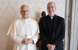 El Papa León XIV y James Martin Crédito: Vatican Media