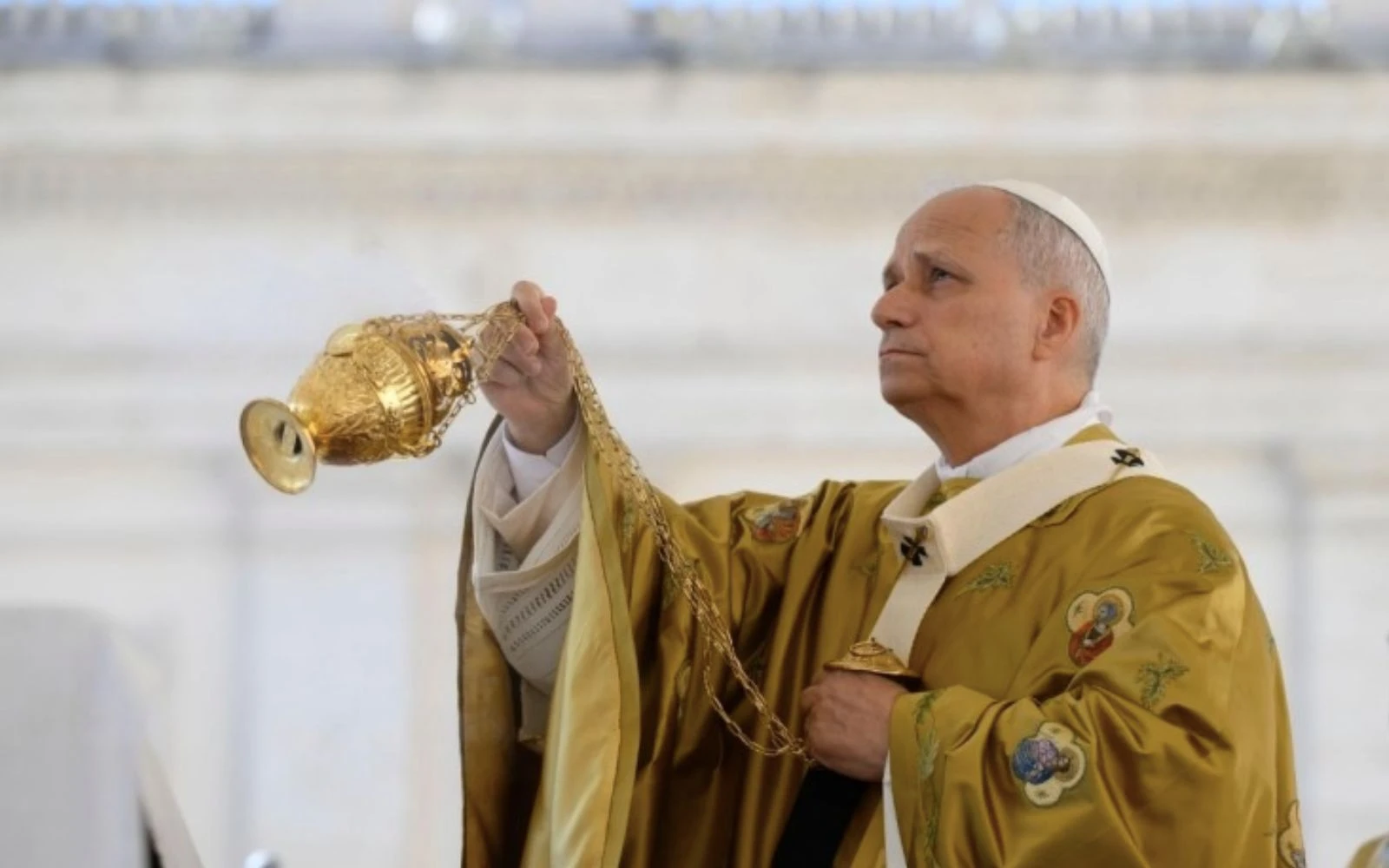 El Papa León XIV durante la Misa de canonización de Frassati y Acutis?w=200&h=150