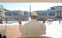 El Papa León XIV durante una Audiencia General/ imagen referencial