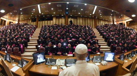 Imagen del encuentro del Papa León XIV con obispos el 11 de septiembre
