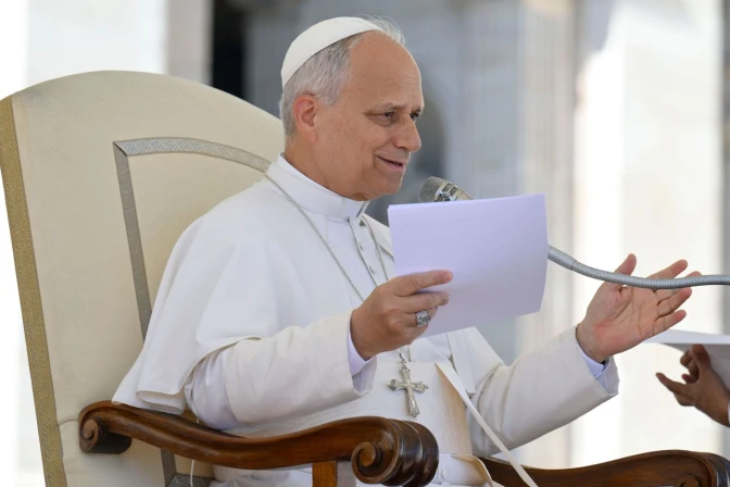 Imagen referencial del Papa León XIV