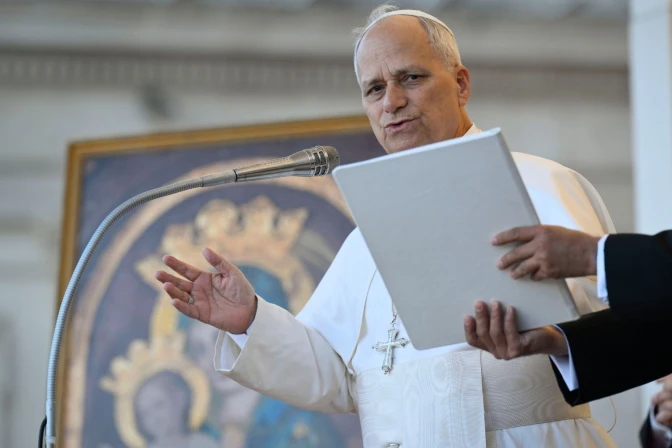 Imagen referencial del Papa León XIV