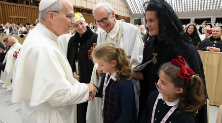 Audiencia del Papa en el Aula Pablo VI con la Orden del Santo Sepulcro de Jerusalén