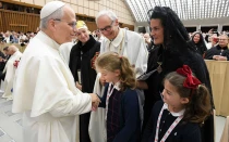 Audiencia del Papa en el Aula Pablo VI con la Orden del Santo Sepulcro de Jerusalén
