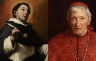 Santo Tomás de Aquino/ San John Henry Newman Crédito: Dominio público