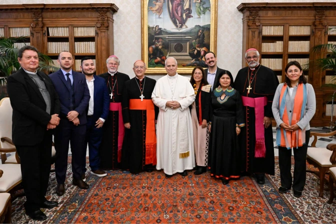 El Papa León XIV con la Conferencia Eclesial de la Amazonía (CEAMA)