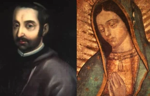 Virgen de Guadalupe y Beato Juan de Palafox y Mendoza Crédito: Dominio público