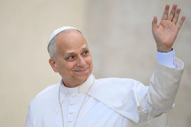 Imagen referencial del Papa León XIV