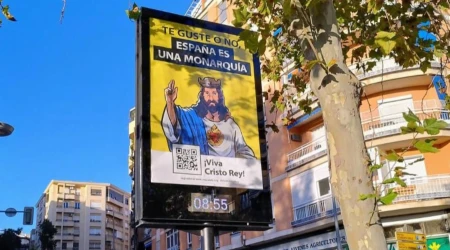 Carteles de la campaña por la solemnidad de Cristo Rey en España
