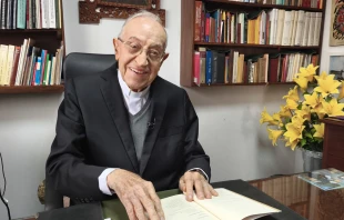 Mons. Esteban Puig Tarrats. Crédito: Diego López Marina - EWTN News.