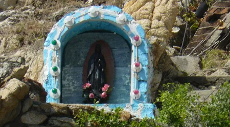 La Virgen de la Quebrada en Acapulco, Guerrero (México)