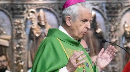 Mons. Luis Quinteiro, Obispo de Tui-Vigo, en España.