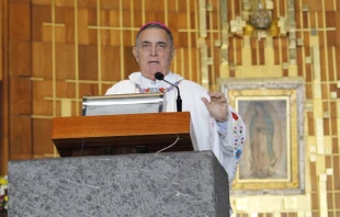 Mons. Salvador Rangel Mendoza, Obispo Emérito de Chilpancingo-Chilapa. Crédito: Insigne y Nacional Basílica de Santa María de Guadalupe
