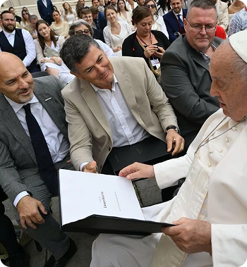 El Papa Francisco bendijo el proyecto. Crédito: Capilla Carlo Acutis