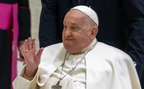 El Papa Francisco durante la audiencia general del 12 de febrero de 2025 en el Vaticano.