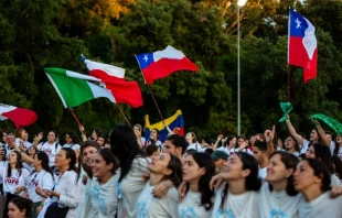Jóvenes de distintos países se dieron cita en el Colegio Internacional de los Legionarios de Cristo en Roma. Crédito: Regnum Christi.