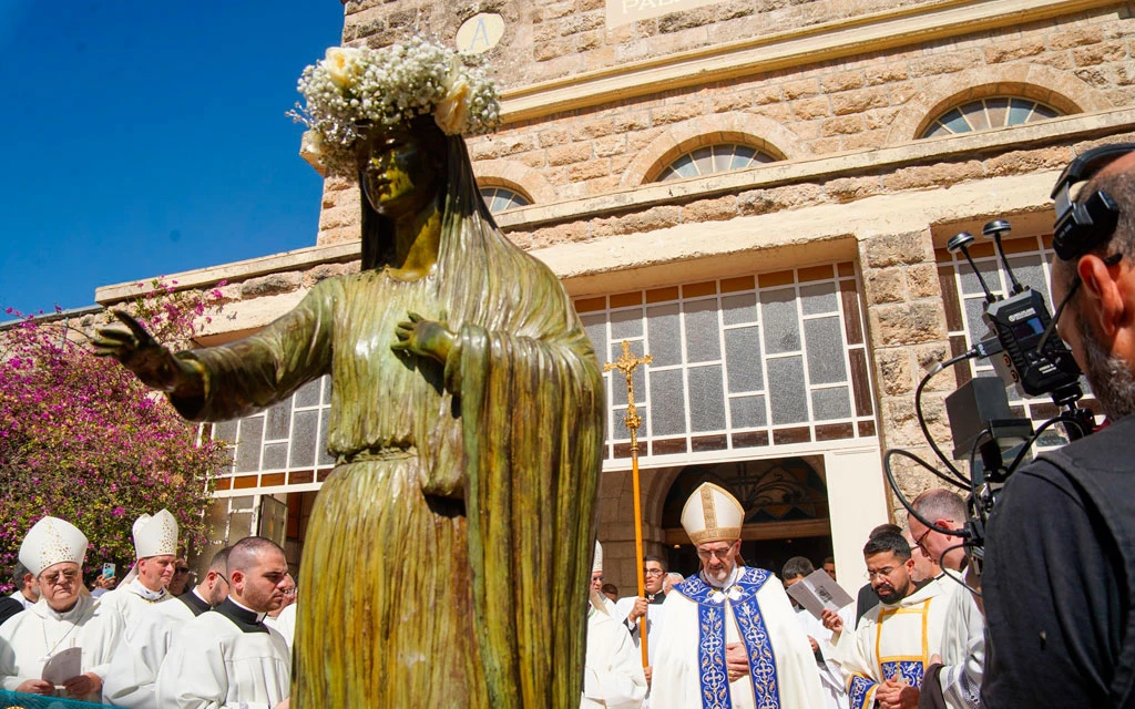 Nuestra Señora Reina de Palestina en el santuario mariano de Deir Rafat en Tierra Santa.?w=200&h=150