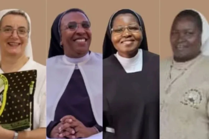 Cuatro Hermanas Misioneras de Santa Teresita del Niño Jesús