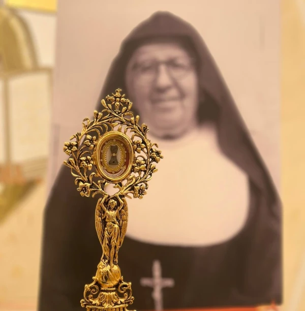Reliquia de Sor María Troncatti. Crédito: Info ANS.