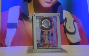 Reliquia robada de la Parroquia Santo Domingo Savio Crédito: Parroquia Santo Domingo Savio