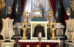 Reliquias del Padre Pío. Crédito: Almudena Martínez-Bordiú/ACI Prensa 