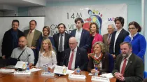 Principales representantes de asociaciones pro vida en España. Foto: ACI Prensa. 