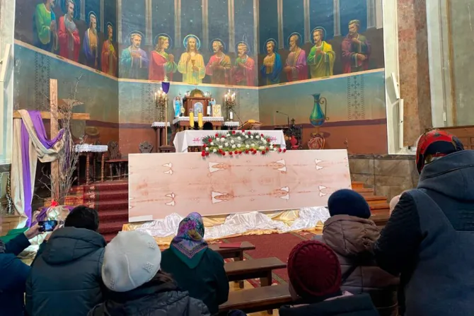 Réplica de la Sábana Santa en Ucrania 30032024