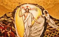 Mosaico de la Resurrección de Cristo en la Basílica Nacional de la Inmaculada Concepción en Washington D.C.