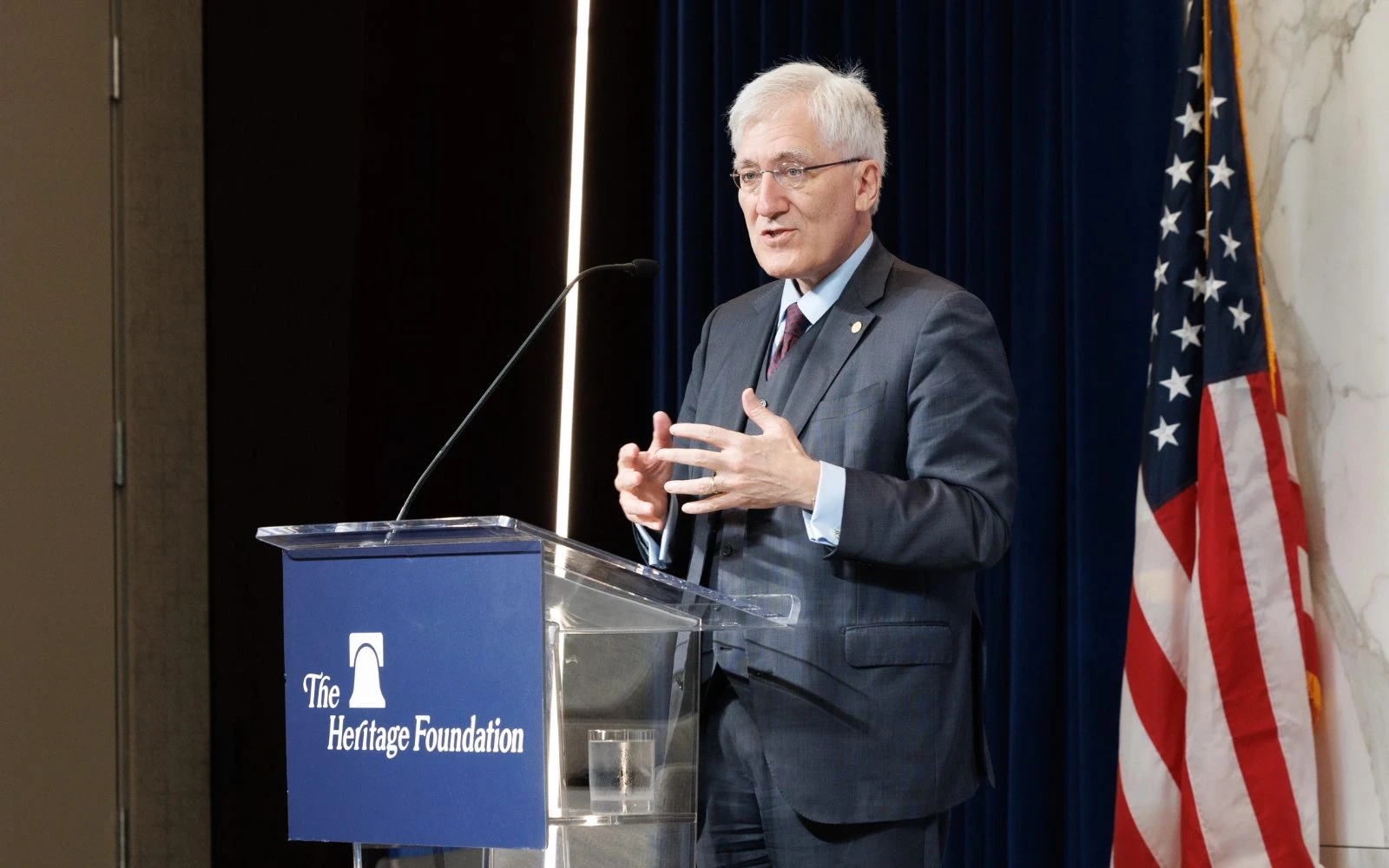 El profesor Robert P. George habla en un evento de la Heritage Foundation conmemorando el 100º aniversario de Pierce v. Society of Sisters el 30 de mayo de 2025.?w=200&h=150