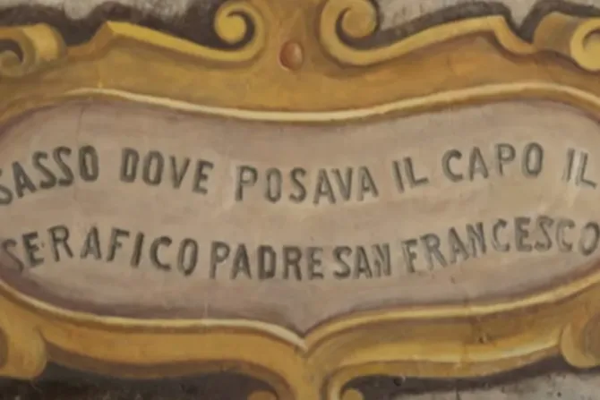 Santuario en Roma alberga la “almohada” de piedra donde durmió San Francisco de Asís 