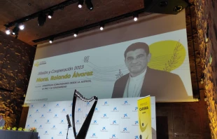 Conceden el Premio Carisma 2023 de Misión y Cooperación a Mons. Rolando Álvarez, Obispo de Matagalpa (Nicaragua) Crédito: Conferencia Española de Religiosos (CONFER)