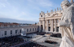 Imagen referencial de la Plaza de San Pedro del Vaticano Crédito: Vatican Media