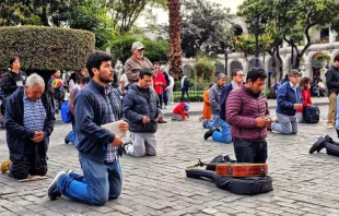 Edición anterior del Rosario de Hombres Crédito: Rosario de Hombres