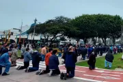 Rosario de Hombres llegará a la Plaza Mayor de Lima