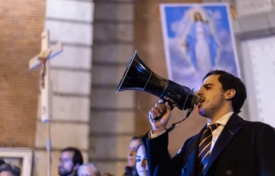 José Andrés Calderón, uno de los impulsores del rezo público del Rosario por España. Crédito: ACI Prensa.