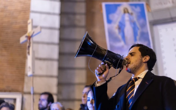 José Andrés Calderón, uno de los impulsores del rezo público del Rosario por España. Crédito: ACI Prensa.