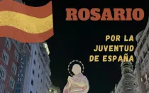 Rosario por la Juventud de España 2024.