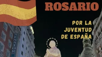 Rosario por la Juventud de España 2024.