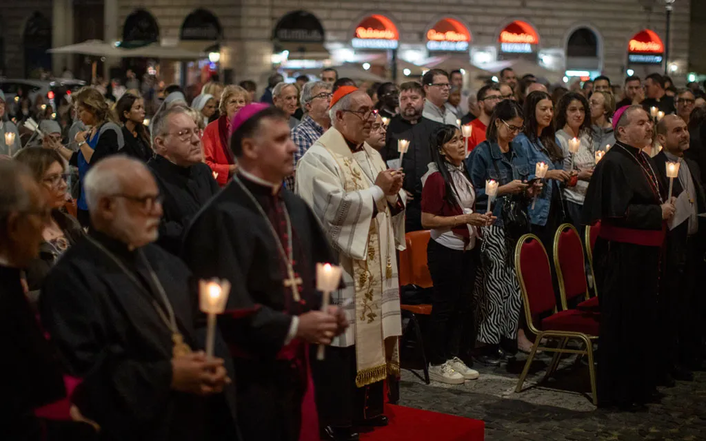 Católicos en Roma rezan por la paz en Tierra Santa el domingo 15 de octubre?w=200&h=150