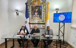 Rueda de prensa del Family Fest en el Arzobispado de Santo Domingo. Crédito: Arquidiócesis de Santo Domingo.