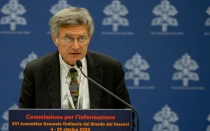 Paolo Ruffini, presidente de la comisión de información del Sínodo de la Sinodalidad