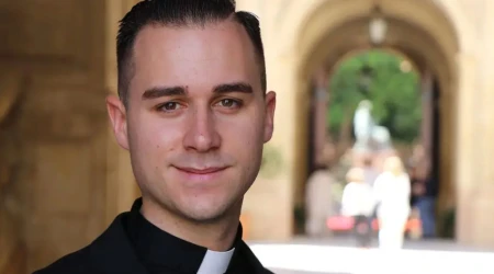 P. Miguel Tovar, joven sacerdote de 24 años de la Diócesis de Cartagena.