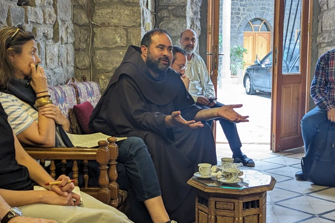 El P. Fadi Azar, sacerdote franciscano en Siria