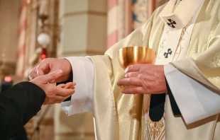 Sacramento de la Eucaristía. Crédito: Shutterstock