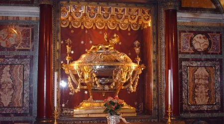 Reliquia de la Santa Cuna del Niño Jesús en Santa María la Mayor
