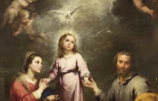 El Espíritu Santo con la Sagrada Familia Crédito: Dominio Público - Wikimedia Commons