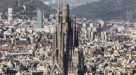 La Sagrada Familia de Barcelona.