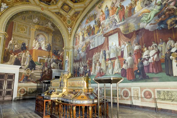 "Sala de la Inmaculada" en el Palacio Apostólico